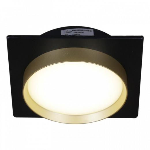 Встраиваемый светильник 53005 53005-9.0-001LD GX53 BK+GD