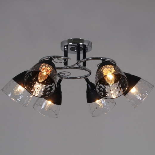 Люстра на штанге 70139-3.3-06 CR+BK