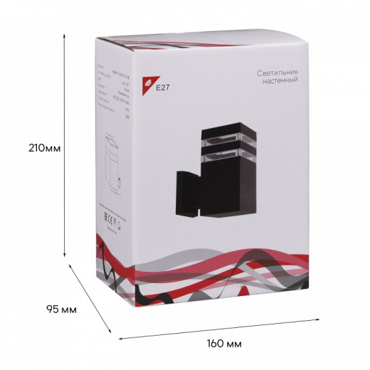 Накладной светильник Reluce Technical 86228 86228-9.2-001CT E27 BK