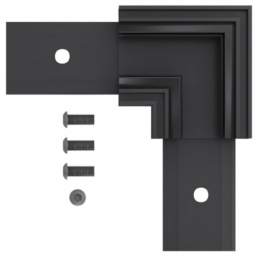 Соединитель угловой L-образный для треков накладных ST-Luce SKYLINE 48 ST1007.419.00