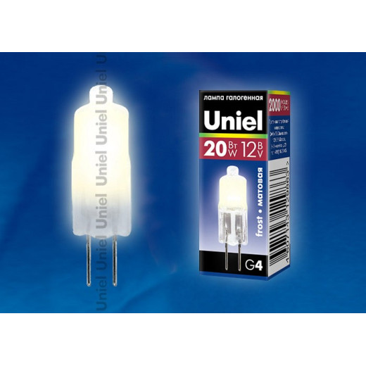 Лампа галогеновая Uniel  G4 20Вт K 826