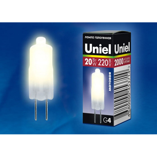 Лампа галогеновая Uniel  G4 20Вт K 1823