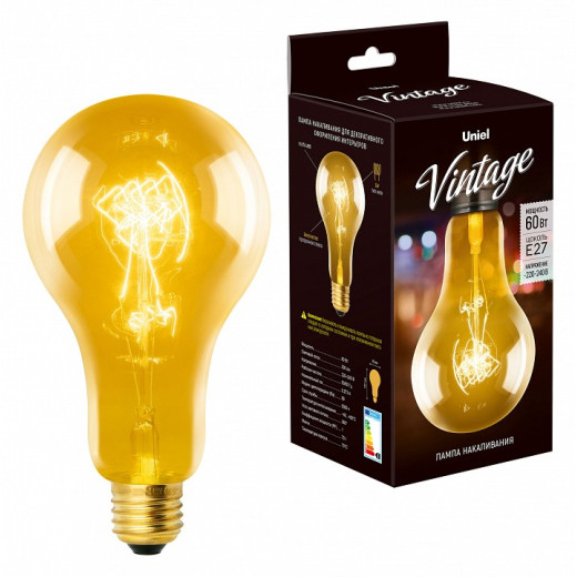 Лампа накаливания Uniel IL-V E27 60Вт K UL-00000477