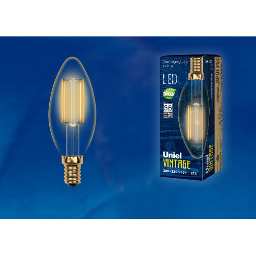 Лампа светодиодная Uniel LED-C35 E14 5Вт 2700K UL-00002396