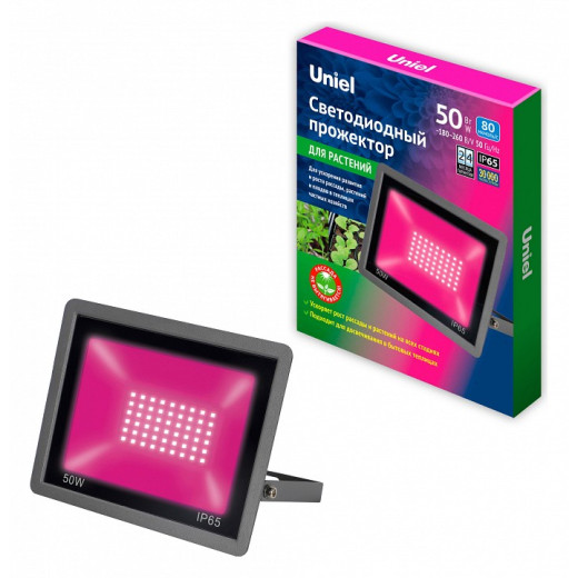 Настенно-потолочный прожектор для растений Uniel ULF-P42 UL-00010384