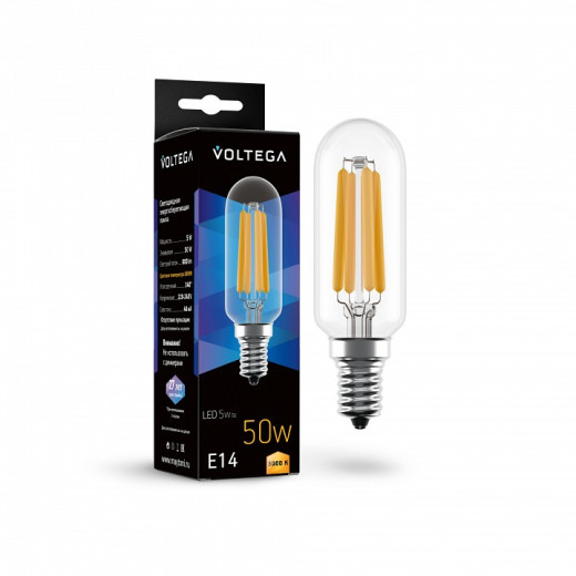 Лампа светодиодная Voltega Crystal E14 5Вт 3000K 7266
