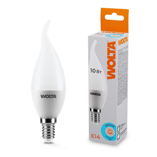 Лампа светодиодная Wolta  E14 10Вт 6500K 25WCD10E14