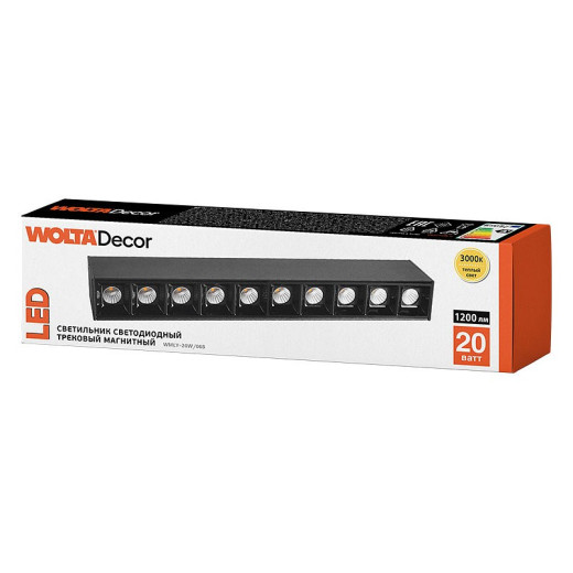 Встраиваемый светильник Wolta  WMLY-20W/06B