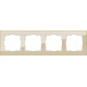Рамка на 4 поста Werkel Favorit (шампань) W0041111