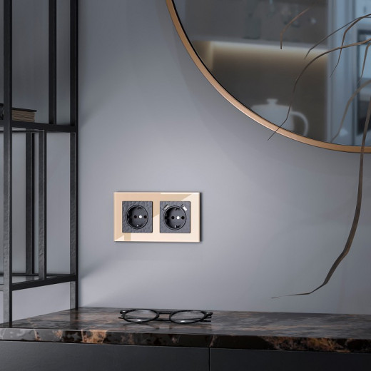 Рамка на 2 поста Werkel Favorit (шампань) W0021111