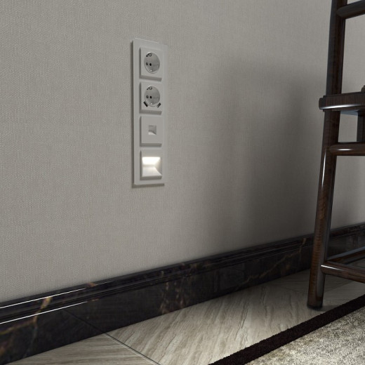 Розетка Ethernet RJ-45 без рамки Werkel белый W1181001