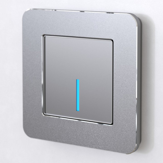 Рамка на 1 пост Werkel Platinum (алюминий) W0012606