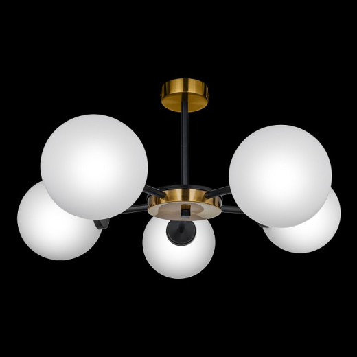 Люстра на штанге 33 идеи S01WH CHN800S.05.17BL.PA-S01WH