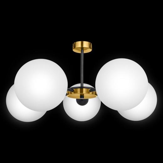 Люстра на штанге 33 идеи S32WH CHN800S.05.17BL.PA-S32WH
