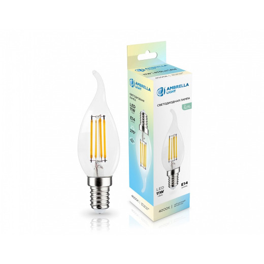 Лампа светодиодная Ambrella Light C35 E14 11Вт 4000K 351124