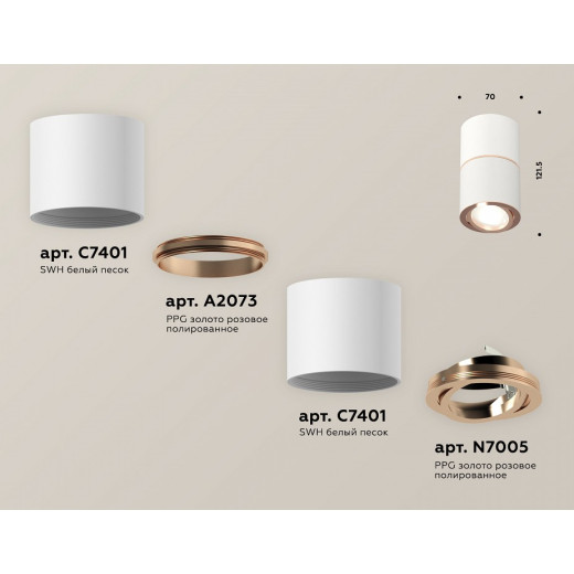 Накладной светильник Ambrella Light XS XS7401220