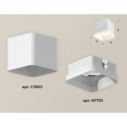 Накладной светильник Ambrella Light XS XS7805040