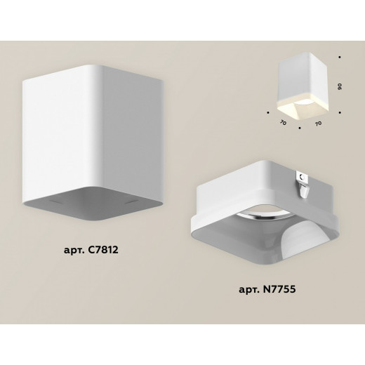 Накладной светильник Ambrella Light XS XS7812021