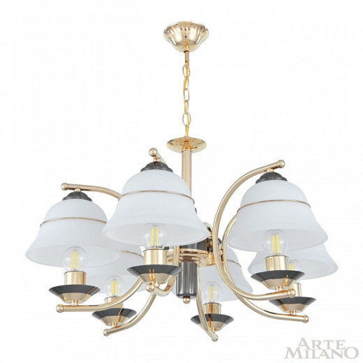 Подвесная люстра Arte Milano Florentia-1240 301240/6 Bk/Gd