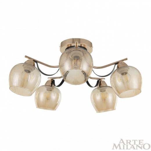 Потолочная люстра Arte Milano AMALFI-322306 322306/5 FG+BK