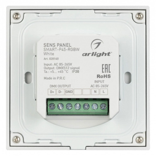 Панель-регулятора цвета RGBW  сенсорный встраиваемый Arlight SMART 028140