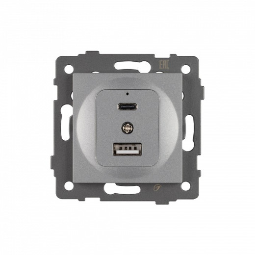 Механизм розетки 2хUSB type A и C Arlight SCT 049840