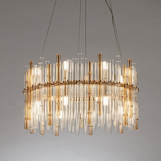 Подвесной светильник Arte Lamp Crystalla A4111LM-16GO