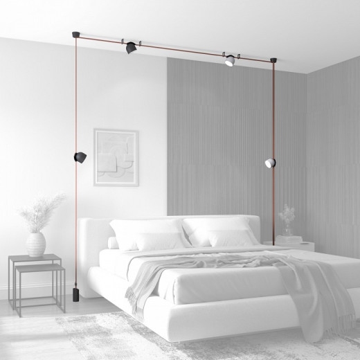 Накладной светильник Denkirs BELTY SPOT DK5543-WH+BK