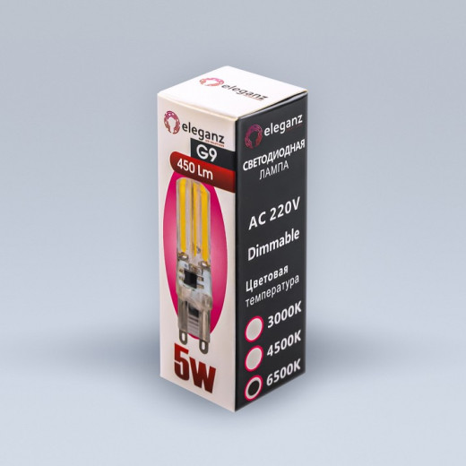 Лампа светодиодная Eleganz  G9 5Вт 3000K 1992