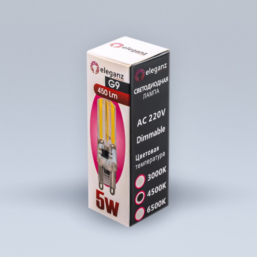Лампа светодиодная Eleganz  G9 5Вт 4500K 1993