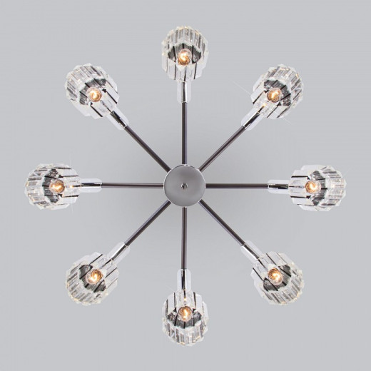 Люстра на штанге Eurosvet Tenia 70090/8 графит