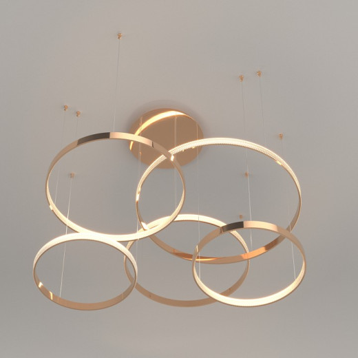 Подвесной светильник Eurosvet Posh 90175/5 медный