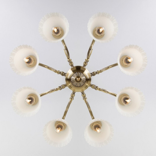 Люстра на штанге Eurosvet Campina 60107/8 античная бронза