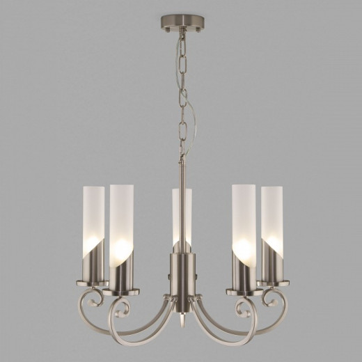 Подвесная люстра Eurosvet Banci 60117/5 никель