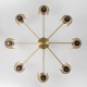 Люстра на штанге Eurosvet Grino 70139/8 латунь