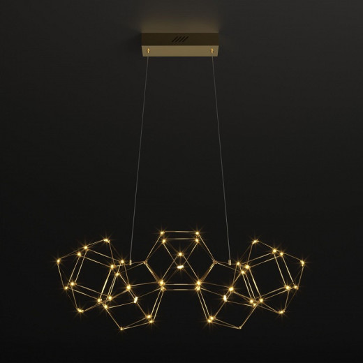 Подвесная люстра Eurosvet Uma 90168/5 медь