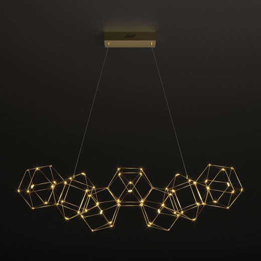 Подвесная люстра Eurosvet Uma 90168/7 медь