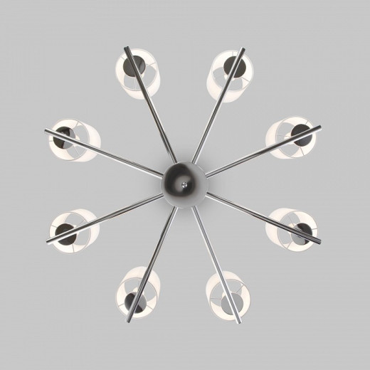 Подвесная люстра Eurosvet Caprera 60146/8 никель