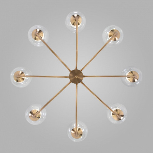 Люстра на штанге Eurosvet Spritz 70217/8 латунь