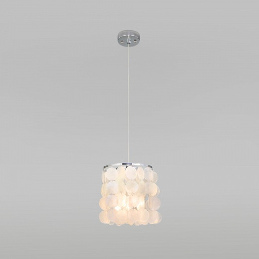 Подвесной светильник Eurosvet Sandra 60185/1 хром/перламутр