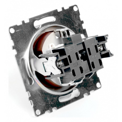 Розетка с заземлением и со шторками, без рамки Stekker Катрин 49028