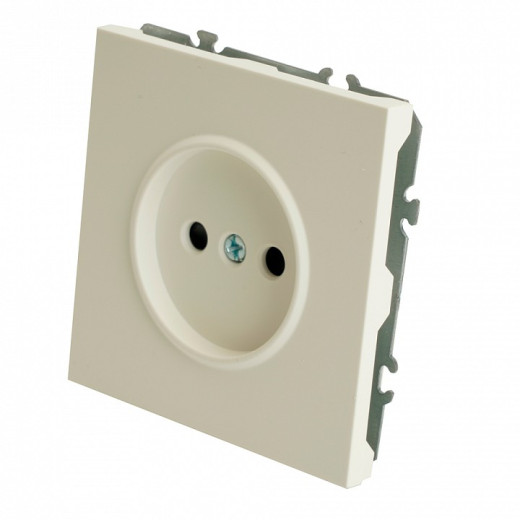 Розетка без заземления и со шторкой, без рамки Stekker RST16-5109-01 49876