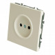 Розетка без заземления и со шторкой, без рамки Stekker RST16-5109-01 49876