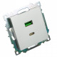 Розетка 2хUSB type A и C без рамки Stekker Катрин 50054