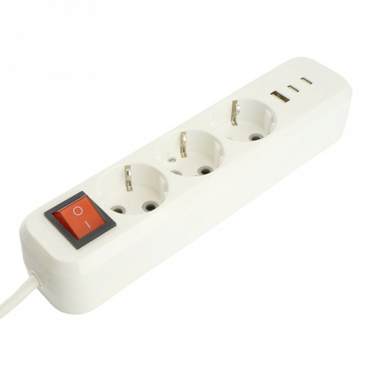 Удлинитель с выключателем Stekker Home 50136