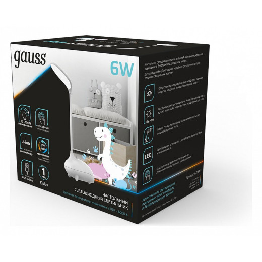 Настольная лампа декоративная Gauss Qplus GT7011