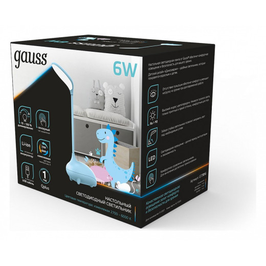 Настольная лампа декоративная Gauss Qplus GT7016