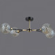 Люстра на штанге ILLUMICO  IL0253-4CSQ-79 BK AB