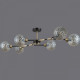 Люстра на штанге ILLUMICO  IL0253-6CSQ-79 BK AB