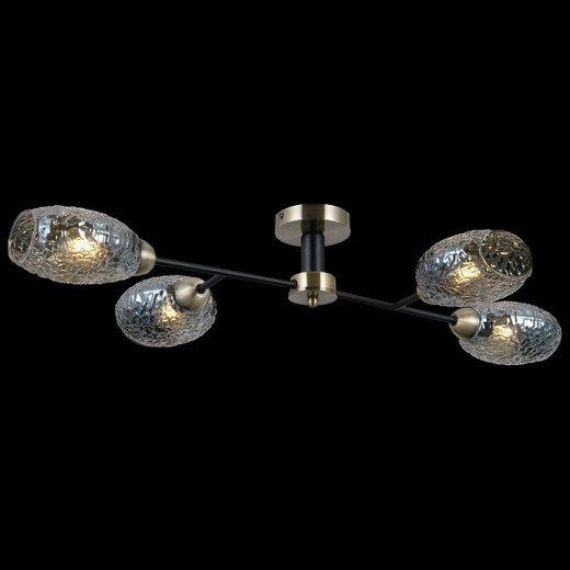 Потолочная люстра ILLUMICO IL0285 IL0285-4CSQ-79 BK AB